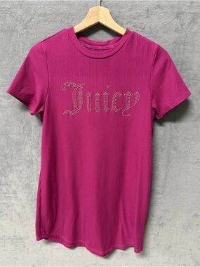 Juicy Couture Hot Pink Rhinestone Logo Sleeper